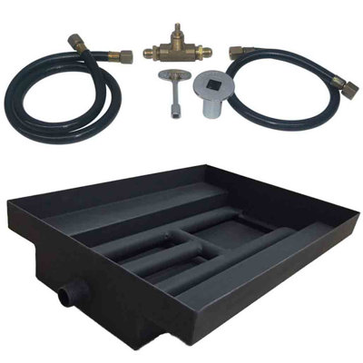 11 lb. 10 in. x 2.75 in. Steel Natural Gas Conversion Kit Fire Pit Accessory