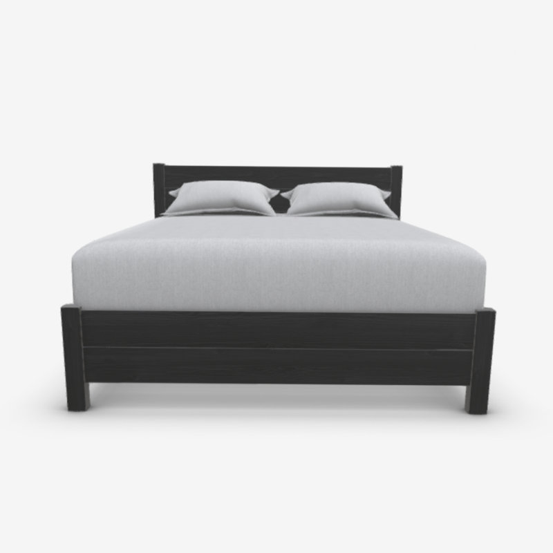Edgilyn Bed Frame, Twin XL, Black Wash