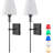Wall Light Battery Operated Sconce Set of 2,not Hardwired Fixture,Battery Powered Wall Sconce-2130817743