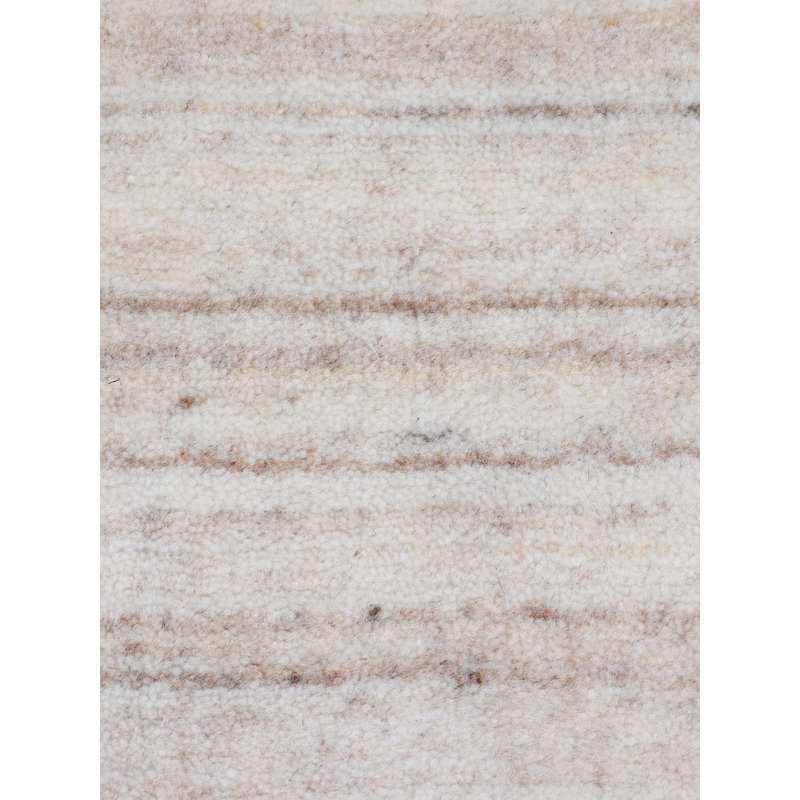 Gabbeh Vida Handwoven Wool Beige Rug, Rectangle 240 x 340cm