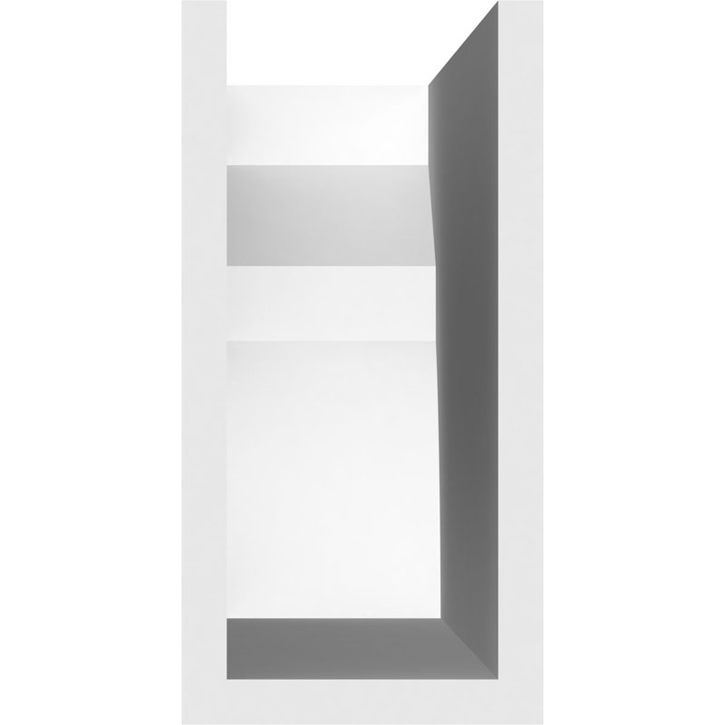 4"W x 8"H x 30"L Standard Monterey Architectural Grade PVC Rafter Tail, 8"H x 4"W x 30"D