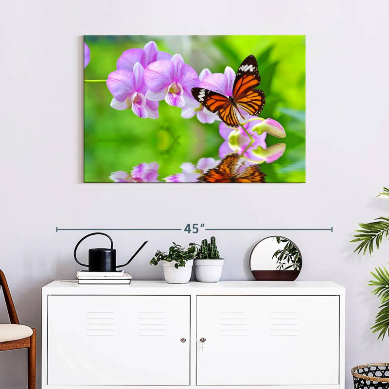 Brampt Spring Butterfly, 24" H x 36" W
