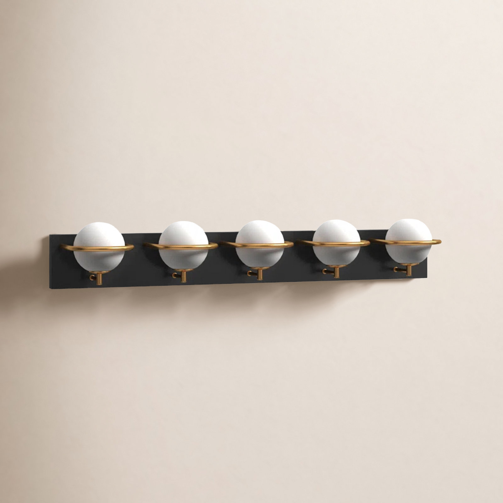 Bertram 5 Light Frosted Dimmable Vanity Light