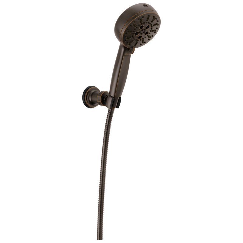 ProClean 7-Spray Wall-Mount Handheld Shower Head, High Pressure Spray Hand Shower with Hose, Venetian Bronze