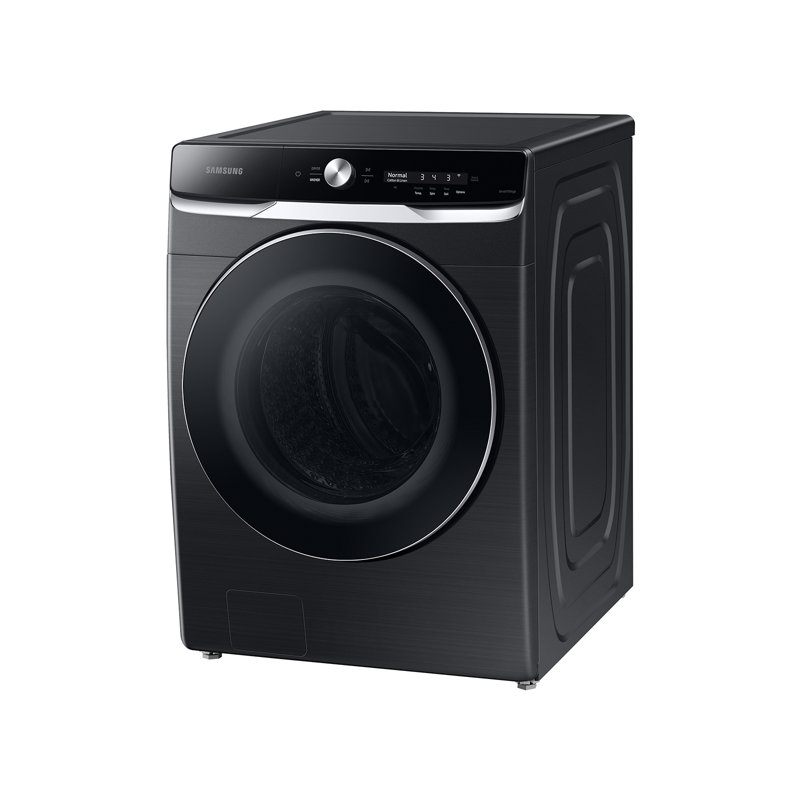 Samsung 5 Cubic Feet Cu. Ft. Energy Star High Efficiency Smart Front Load Washer with Steam Wash in Brushed Black
