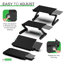 Plateau de clavier WorkEZ - Support de clavier de bureau réglable avec tapis de souris - Noir-22946472