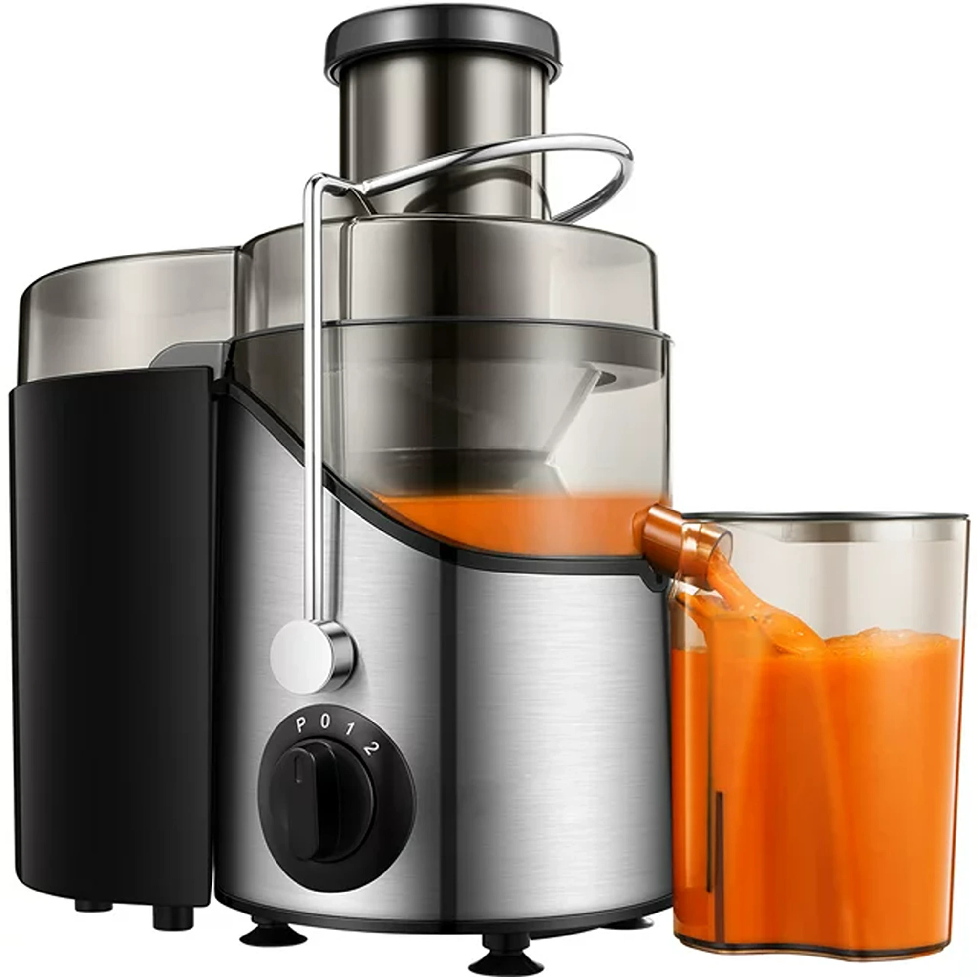 Ninja Cold Press Juicer Pro 150W Slow Juicer with Total Pulp Control,  Silver NEW