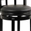 Tabouret de bar pivotant en bois massif-69426735-69426734