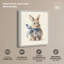 Toile Rabbit II, reproduction sur toile encadrée par Art Remedy, cadre blanc, 24 x 30-1114794004-1114794027