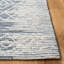 Tapis naturel / bleu en laine / coton touffeté à la main Metro-1360834343