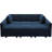 Nairoby 6 Storage Ottomans Sleeper - Velvet Sofa Bed Modular Sectional Sofa Convertible Sofa Livingroom Bedroom Apartment Couch-1712094950