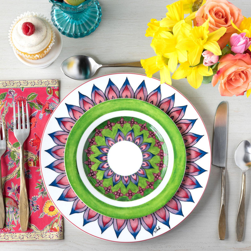 Calypso Porcelain Salad/Dessert Plate