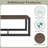 Naresa Rectangular Metal Outdoor Coffee Table , 47'' in. W 26'' in. D-444615773