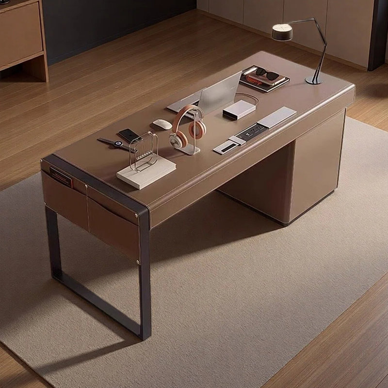 Bureau italien minimaliste, H 29,53 po x l 62,99 po x P 27,56 po