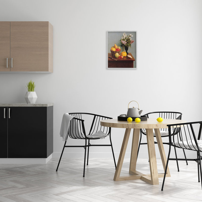«Fruit & Flowers Still Life», estampe numérique encadrée par Stellar Design Studio, Estampe numérique Farmhouse