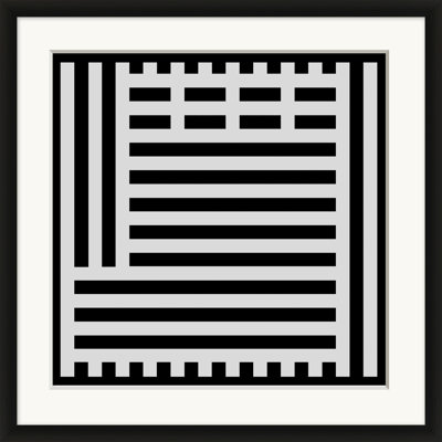 «White Stripes 9», impression encadrée