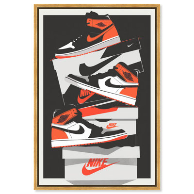 «Big Sneaker Stack Canvas» par Art Remedy