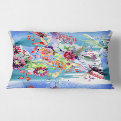 Floral Throw Pillow