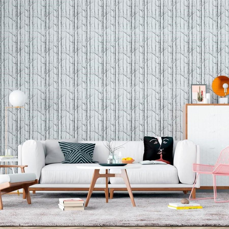 Rouleau de papier peint pelez et collez, L 126 po x l 24 po