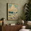 Rocky Shore Under Clouds Japandi 1 Piece Wrapped Canvas Wall Art-1628021310-1628021309