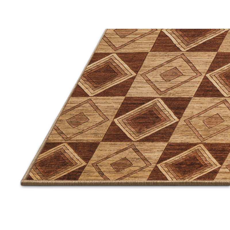 Abstract Indoor Rug, Rectangle 2' x 3'
