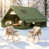 Green / With Stove Jack & Skylight selected