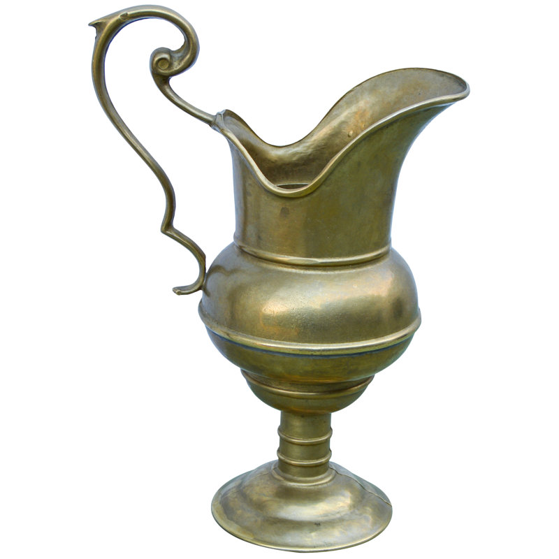 Solid Brass Table Vase