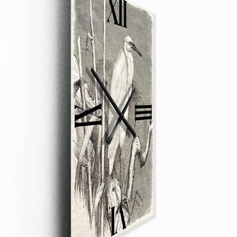 Horloge murale petite aigrette, Grand