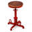 Jaitun Swivel Pine Solid Wood Adjustable Height Counter Stool with Steel Frame-903460905