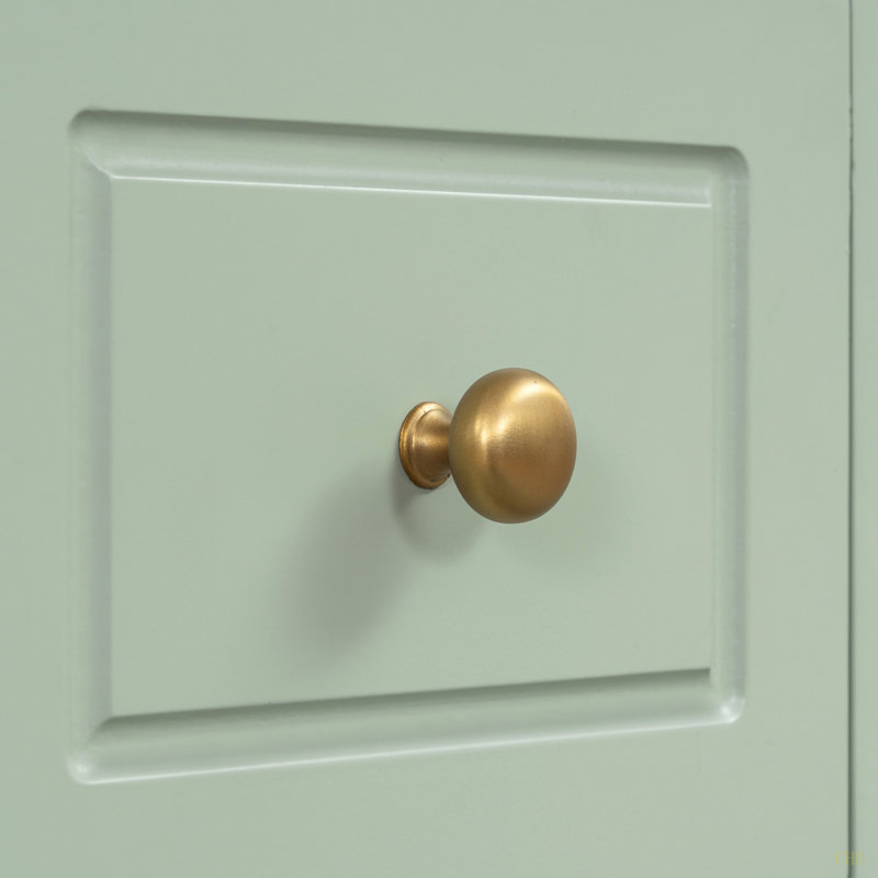 Meuble-lavabo 30 po avec lavabo, une porte avec tablette et trois tiroirs, porte à fermeture en douceur, Vert clair