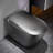 Starry Night Smart Bidet Toilet For Modern Bathroom, Auto Lid Open/Close, Foot Sensor Flushing And Seat Control, Led Display, Warm Water Washing, Matte Grey Porcelain - Self Cleaning Bathroom With-123050681