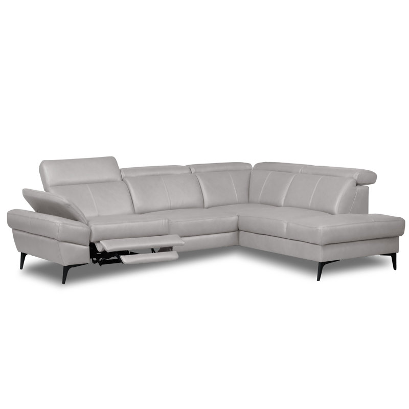 4 Seater Sectional, Right Hand Facing, Platinum