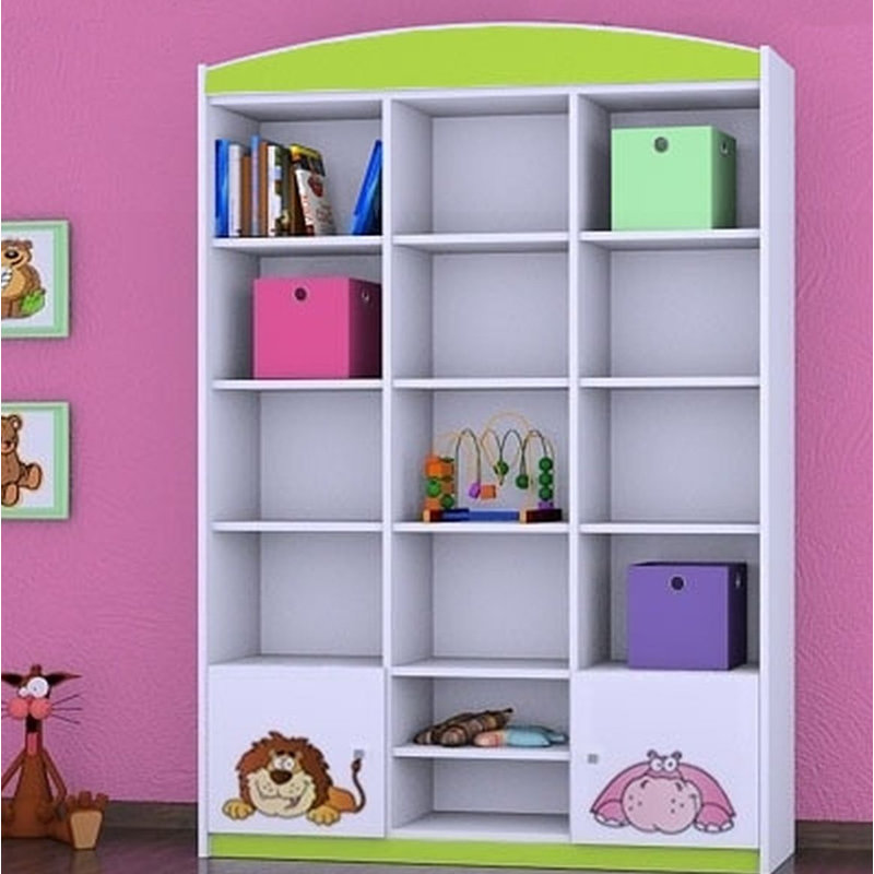 Danielle 183cm H X 132cm W Kids Cube, Green