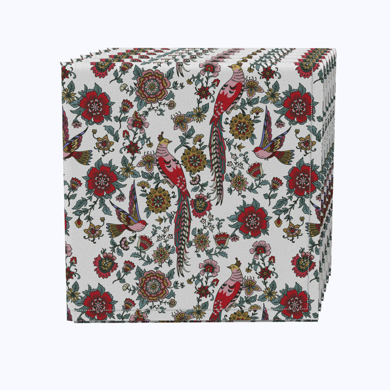 Callicles 100% Cotton Floral Square Napkin