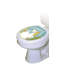 Adhésif décoratif pour siège de toilette bonhomme de neige Folk-6154875