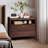 24.02" H 2-Drawer Nightstand with Shelf