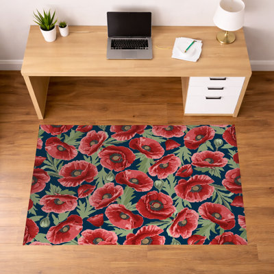 Tapis de bureau léger Poppie