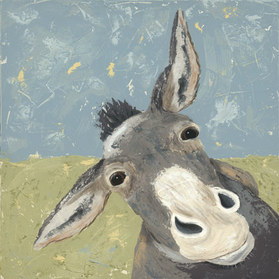 " Farm Life-Mule " by Jade Reynolds Painting Print