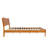 Phoenix Wood Platform Bed with Matching Footboard-324910958-324910949