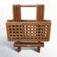 Table d'appoint en bois pliante Fleur