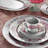 Porcelain China Dinnerware Set 83 Piece - Service for 12