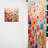Colorful Vibrant Fusion - Modern Velvet Curtain - Room Darkening - 1 Panel-835920619