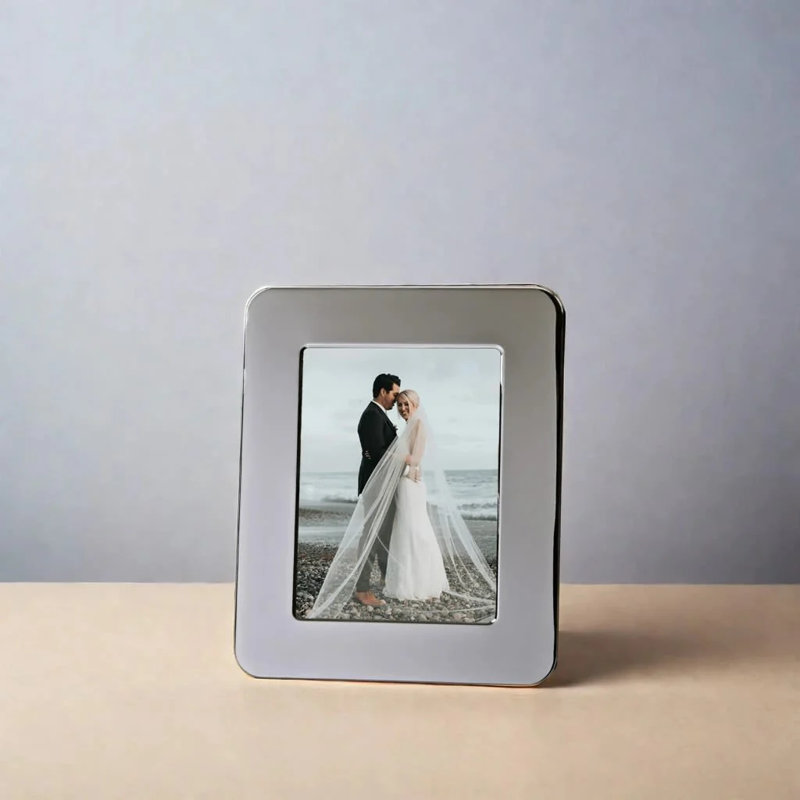 Silver Metal Matte Picture Frame, 8" x 10"