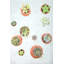 Plantes de cactus - Toile brune exotique