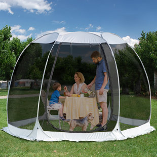 Screen House Tent Pop-Up, Portable Screen Room Canopy Instant Screen Tent with Carry Bag