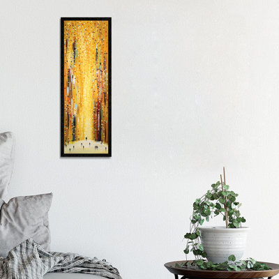Golden Sunset by Ekaterina Ermilkina - Panoramic Painting on Canvas
