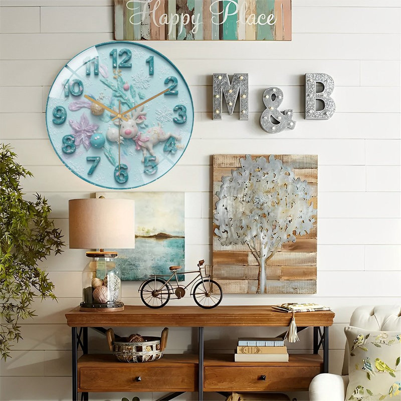 Horloge murale 12 po