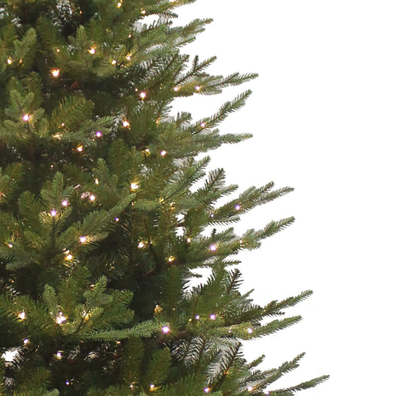 Sapin de Noël artificiel vert 9 pi avec lumières DEL