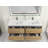 Seavy 59'' Double Bathroom Vanity with Acrylic Top-1828634193