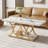 Table basse rectangulaire moderne en faux marbre et marbre pour salle de bain Mattheu-1690680817
